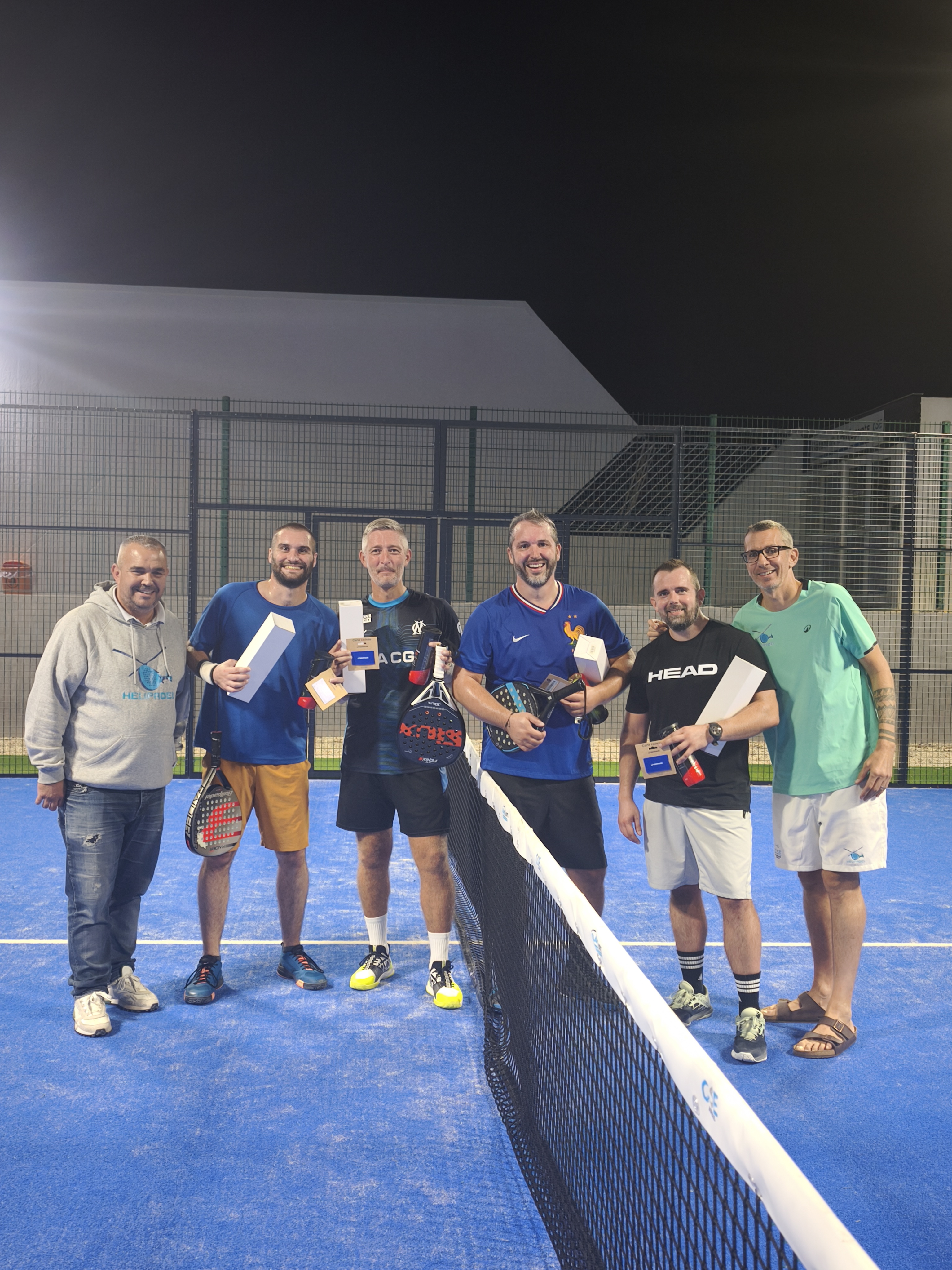 Finale tournoi hommes débutant HELIPADEL